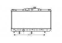 Radiator, engine cooling 53002123 International Radiators