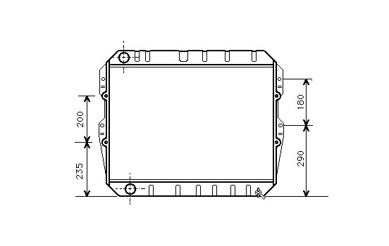 Radiator, engine cooling 53002134 International Radiators