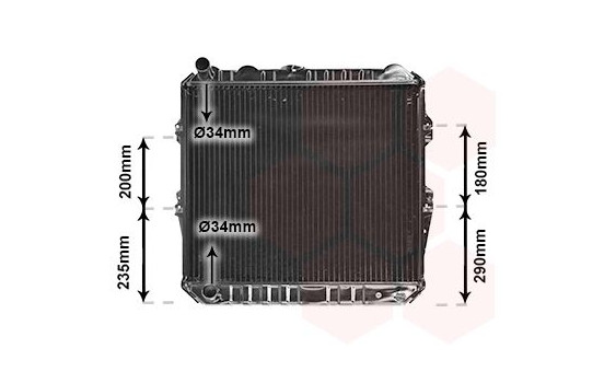 Radiator, engine cooling 53002134 International Radiators, Image 2