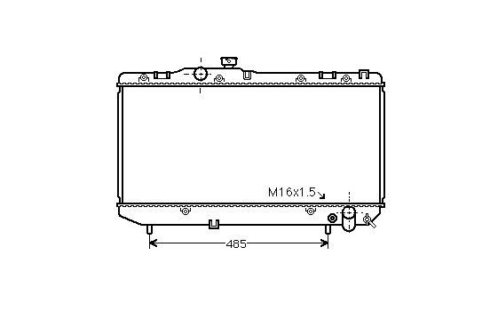 Radiator, engine cooling 53002142 International Radiators