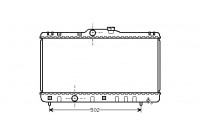 Radiator, engine cooling 53002147 International Radiators