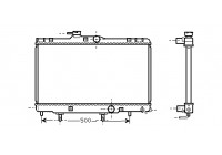 Radiator, engine cooling 53002156 International Radiators