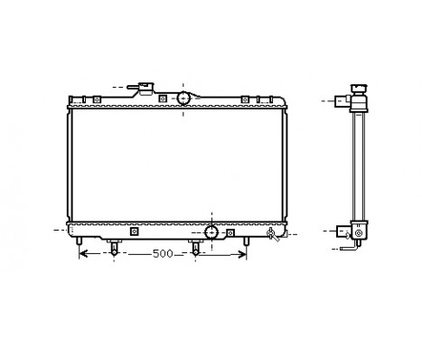 Radiator, engine cooling 53002156 International Radiators