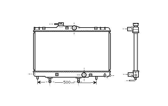 Radiator, engine cooling 53002156 International Radiators