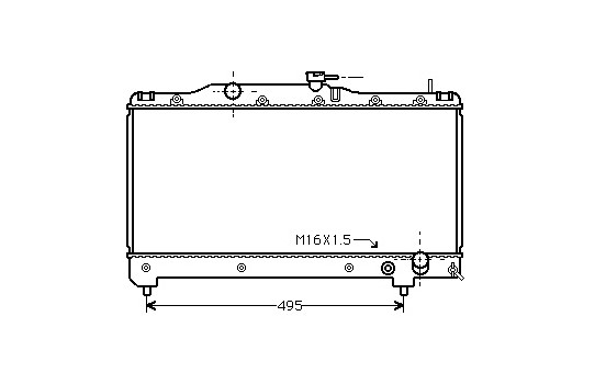 Radiator, engine cooling 53002163 International Radiators