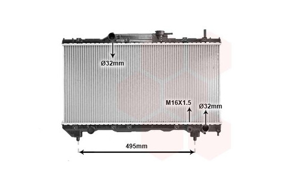 Radiator, engine cooling 53002163 International Radiators, Image 2