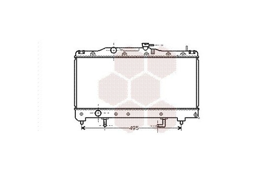 Radiator, engine cooling 53002204 International Radiators, Image 2