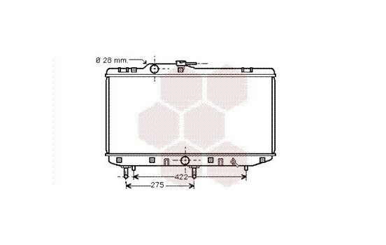 Radiator, engine cooling 53002208 International Radiators, Image 2