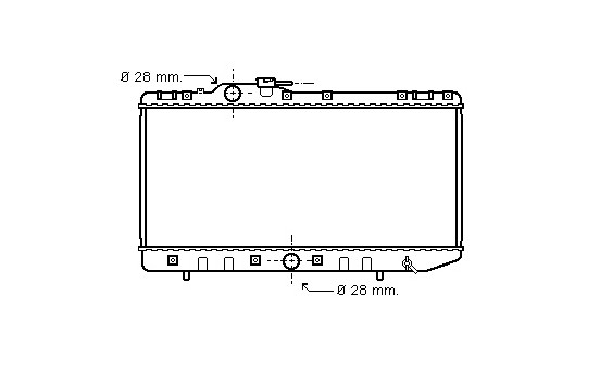 Radiator, engine cooling 53002209 International Radiators
