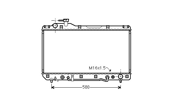 Radiator, engine cooling 53002220 International Radiators