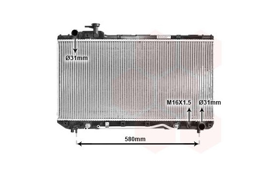 Radiator, engine cooling 53002220 International Radiators, Image 2