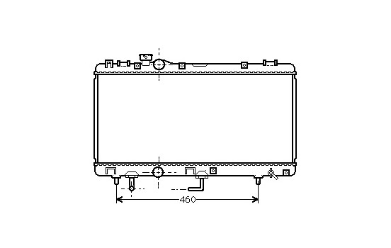Radiator, engine cooling 53002231 International Radiators