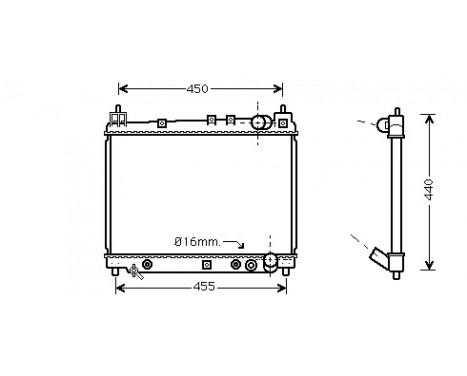 Radiator, engine cooling 53002259 International Radiators