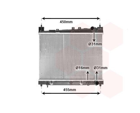 Radiator, engine cooling 53002259 International Radiators, Image 2