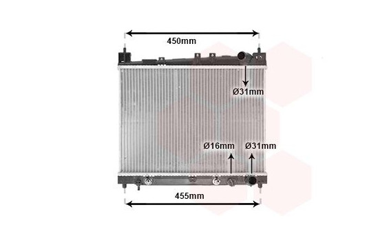 Radiator, engine cooling 53002259 International Radiators, Image 2