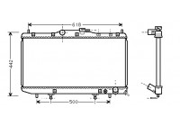 Radiator, engine cooling 53002261 International Radiators