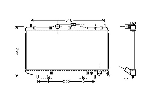 Radiator, engine cooling 53002261 International Radiators