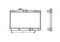 Radiator, engine cooling 53002273 International Radiators