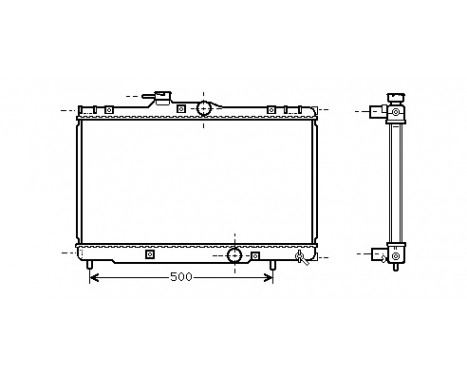 Radiator, engine cooling 53002273 International Radiators