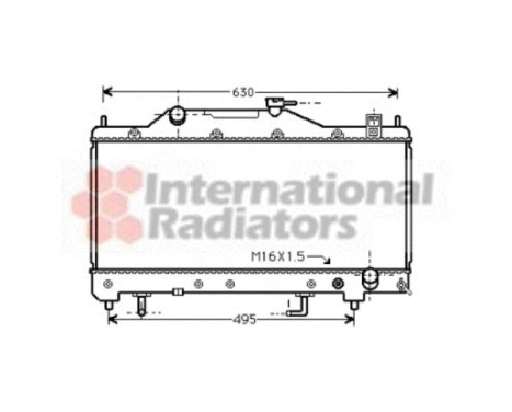 Radiator, engine cooling 53002285 International Radiators, Image 2