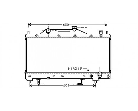 Radiator, engine cooling 53002285 International Radiators