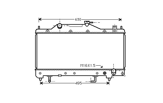 Radiator, engine cooling 53002285 International Radiators