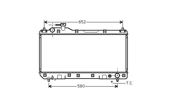 Radiator, engine cooling 53002297 International Radiators