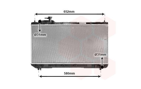 Radiator, engine cooling 53002297 International Radiators, Image 2