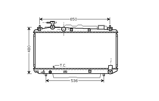 Radiator, engine cooling 53002299 International Radiators