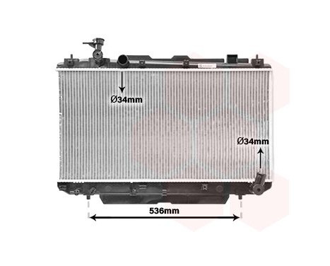 Radiator, engine cooling 53002305 International Radiators, Image 2