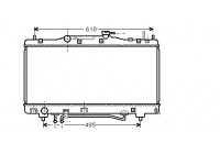 Radiator, engine cooling 53002308 International Radiators