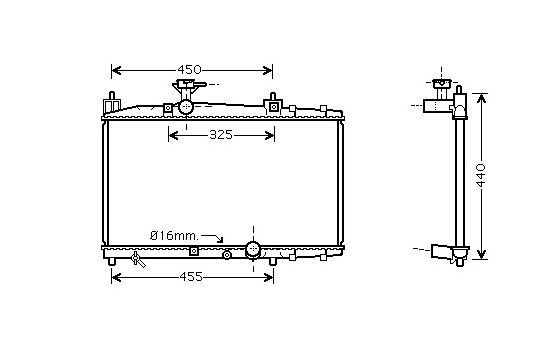Radiator, engine cooling 53002317 International Radiators