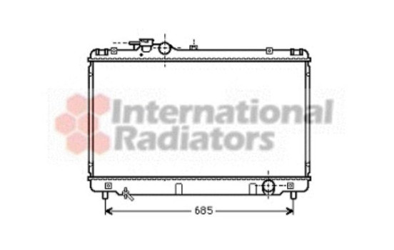 Radiator, engine cooling 53002344 International Radiators, Image 2