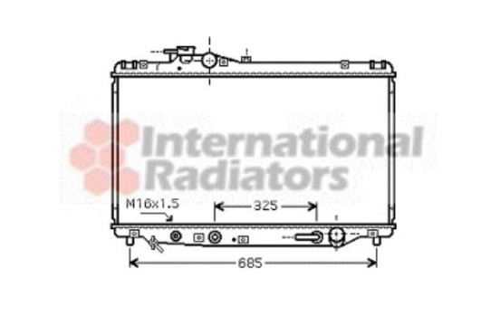 Radiator, engine cooling 53002346 International Radiators, Image 2