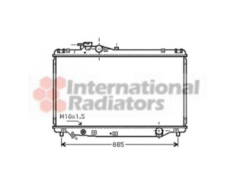 Radiator, engine cooling 53002347 International Radiators, Image 2