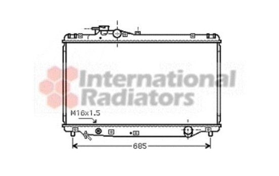 Radiator, engine cooling 53002347 International Radiators, Image 2