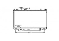 Radiator, engine cooling 53002347 International Radiators