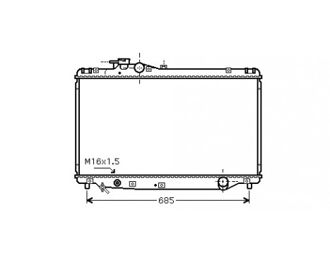 Radiator, engine cooling 53002347 International Radiators