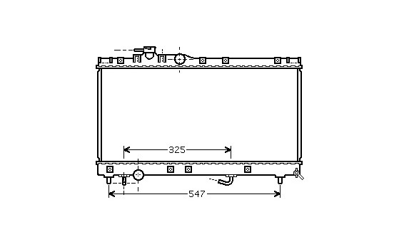 Radiator, engine cooling 53002350 International Radiators
