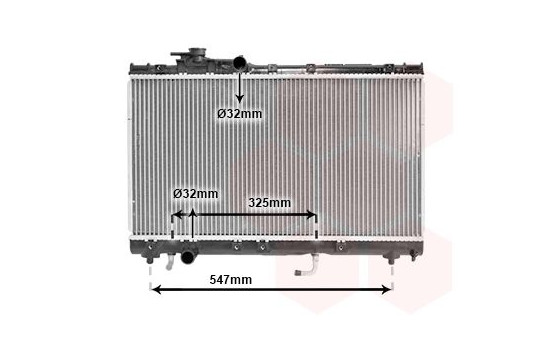 Radiator, engine cooling 53002350 International Radiators, Image 2