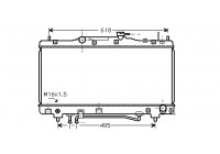 Radiator, engine cooling 53002352 International Radiators