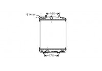 Radiator, engine cooling 53002364 International Radiators