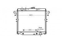 Radiator, engine cooling 53002378 International Radiators