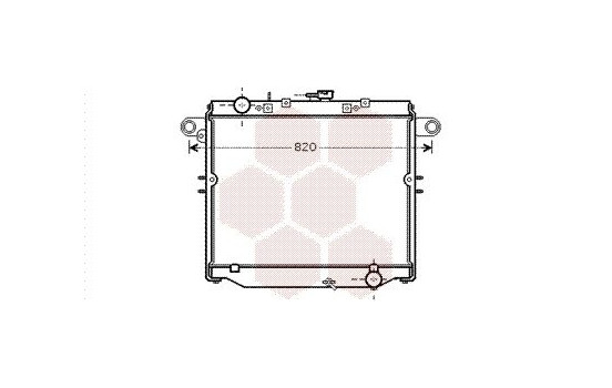 Radiator, engine cooling 53002379 International Radiators, Image 2