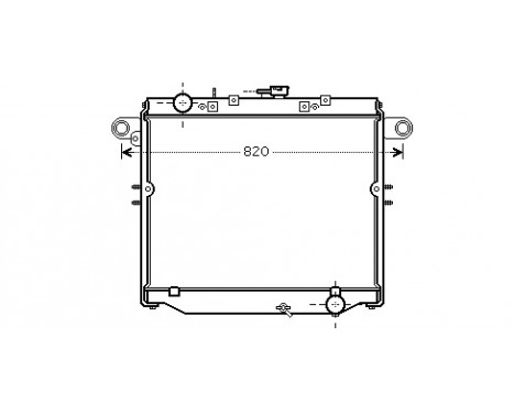 Radiator, engine cooling 53002379 International Radiators