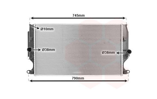 Radiator, engine cooling 53002402 International Radiators, Image 2