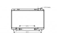 Radiator, engine cooling 53002458 International Radiators