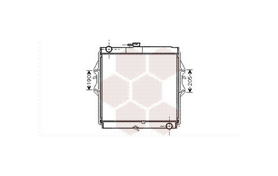 Radiator, engine cooling 53002460 International Radiators, Image 2