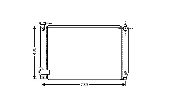Radiator, engine cooling 53002463 International Radiators