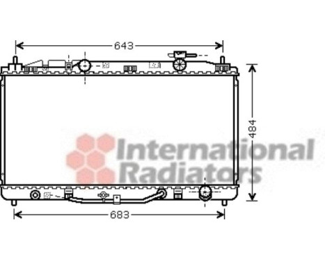 Radiator, engine cooling 53002464 International Radiators, Image 2